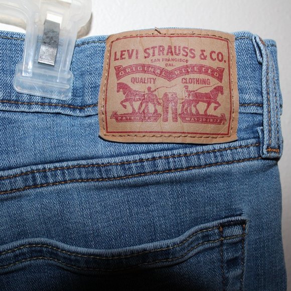 Levi's Boyfriend Distressed Womens Medium Wash Jeans Size 29 - Picture 3 of 5